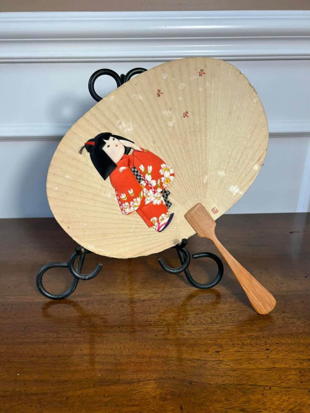 10" MCM Japanese uchiwa fan